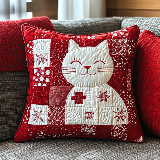 Cat DAI230924221 Quilted Pillow Case