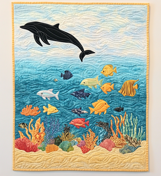 Sea Creatures DAI101224091 Quilt Blanket