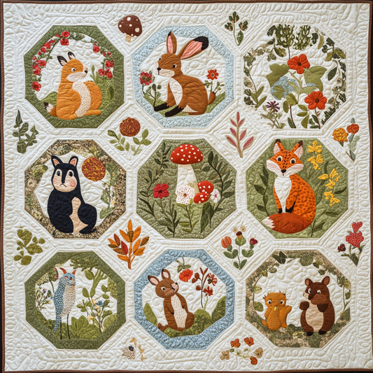 Woodland Whimsy DAI190824175 Quilt Blanket