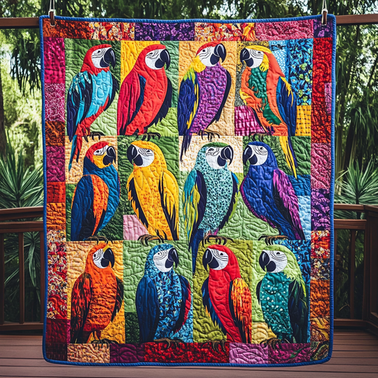 Parrot DAI231124017 Quilt Blanket