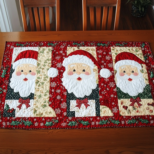 Christmas Santa TAI040924399 Quilted Table Runner