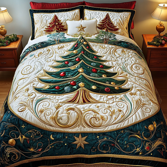 Christmas Tree TAI111124119 Quilt Bedding Set