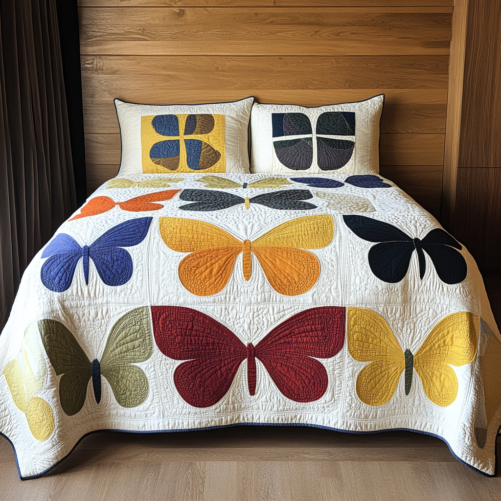 Butterfly TAI080824095 Quilt Bedding Set