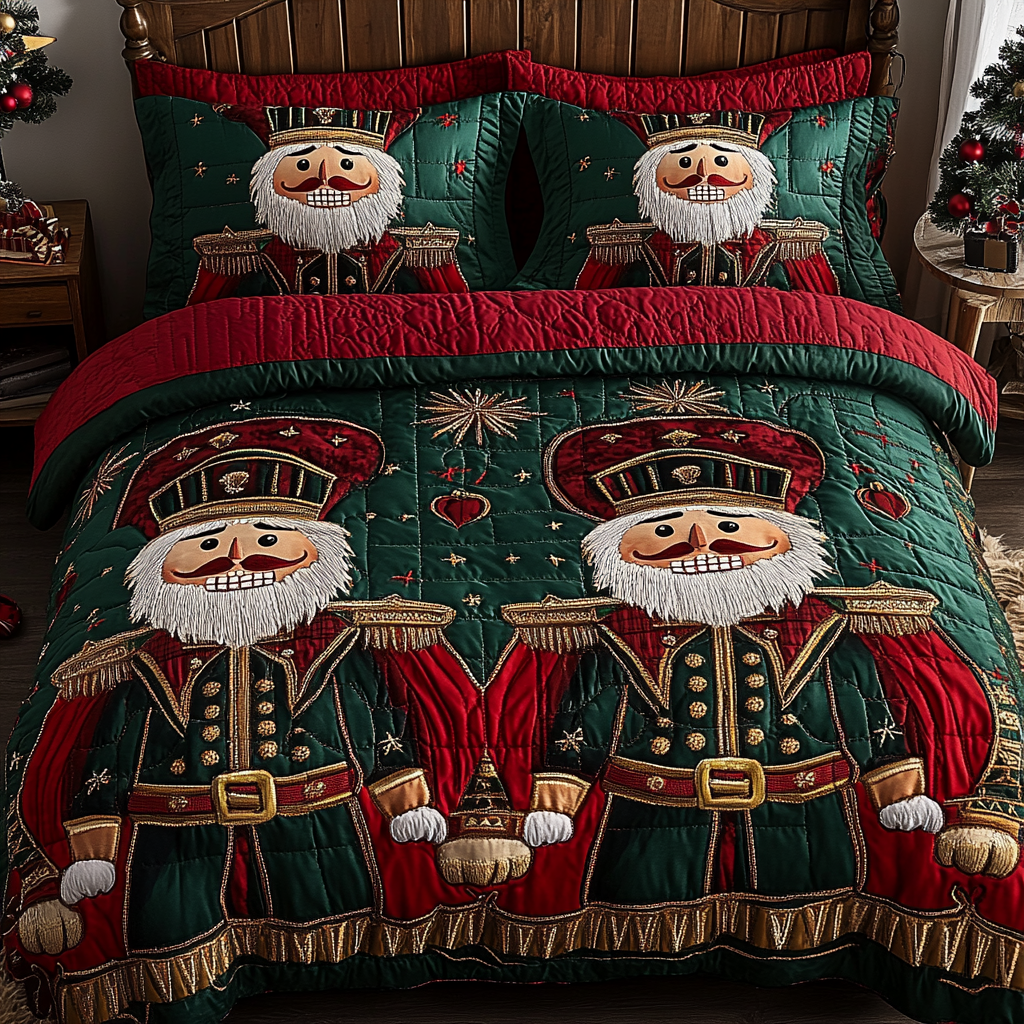 Christmas Nutcracker TAI201124073 Quilt Bedding Set