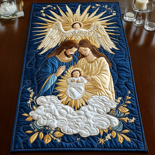 Nativity TAI111124333 Quilted Table Runner