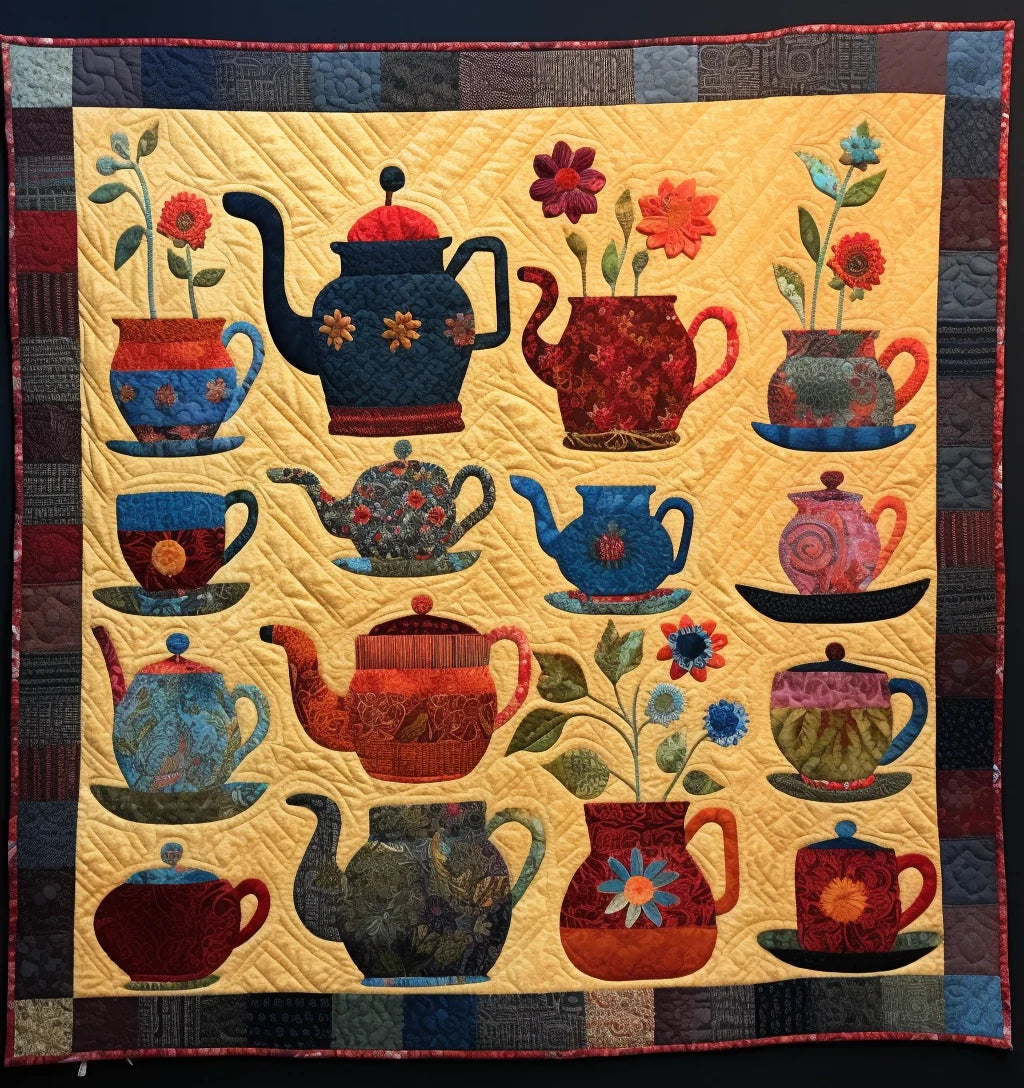 Teapot TAI260224014 Quilt Blanket