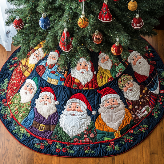 Christmas Santa TAI091024263 Quilted Tree Skirt