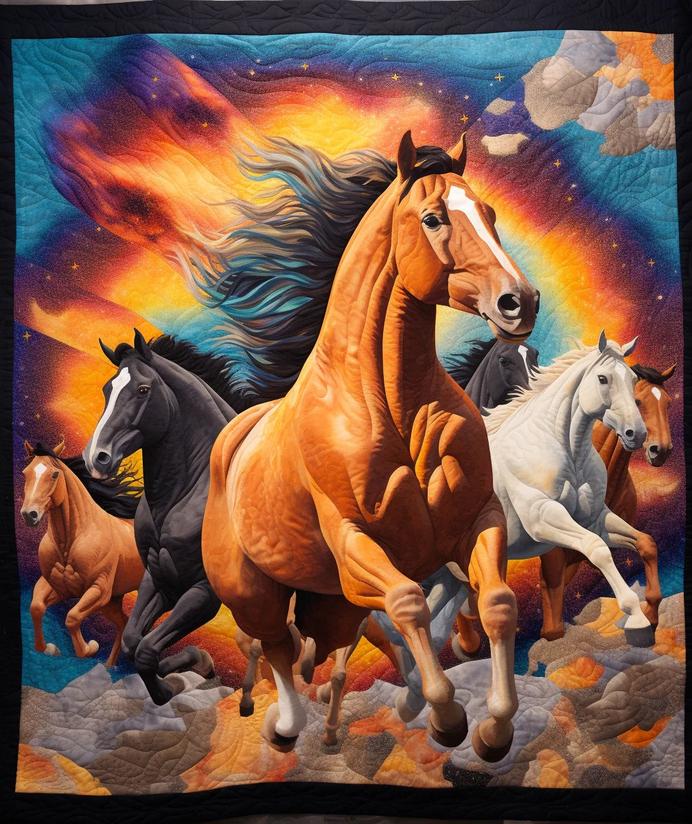 Horse BL9112360 Quilt Blanket