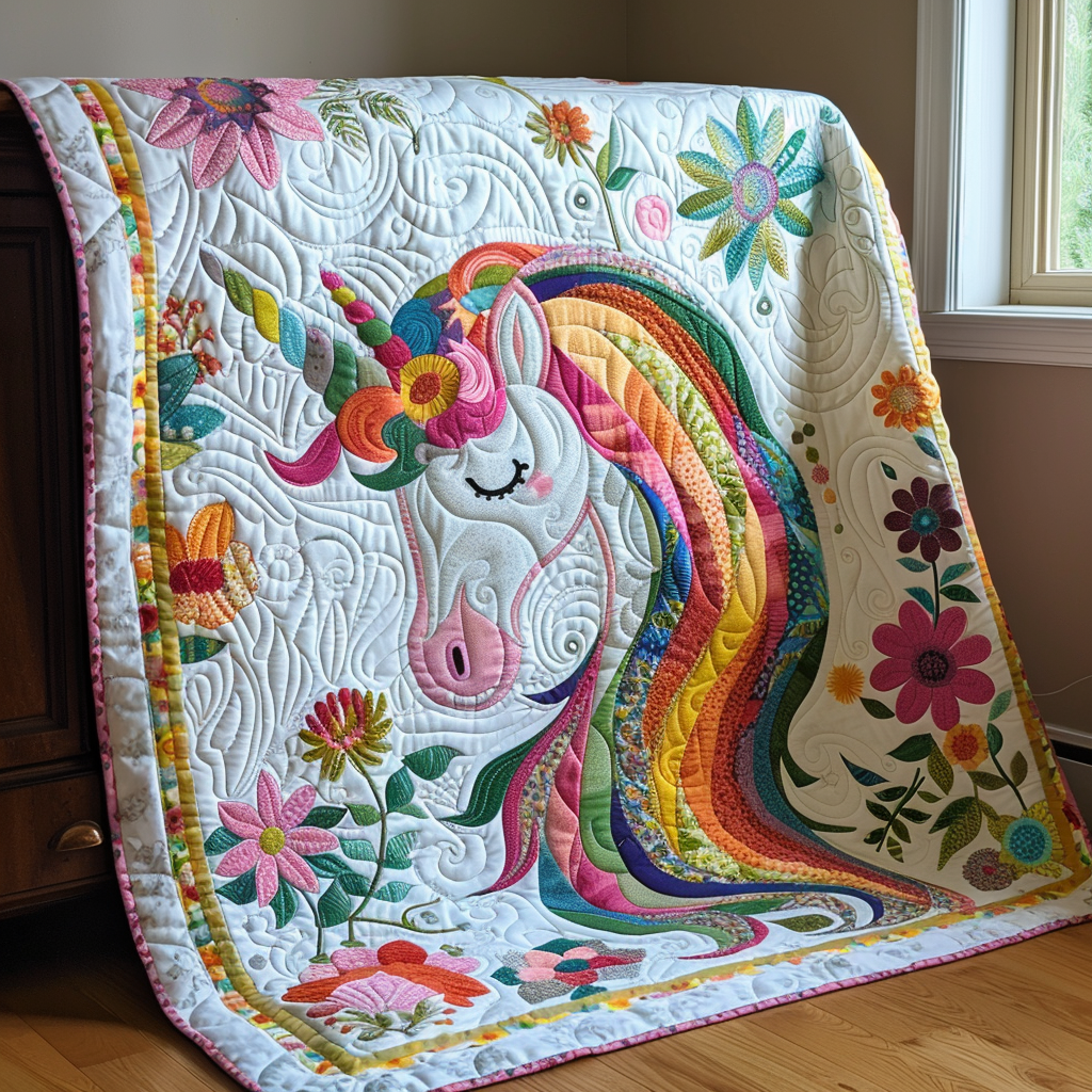 Unicorn DAI010824074 Quilt Blanket