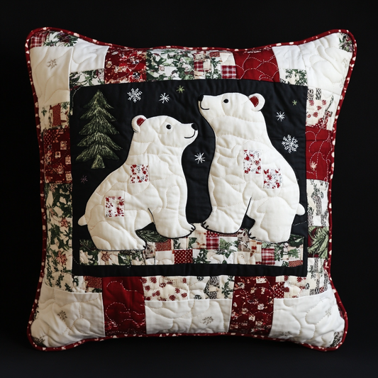 Polar Bear TAI130824174 Quilted Pillow Case