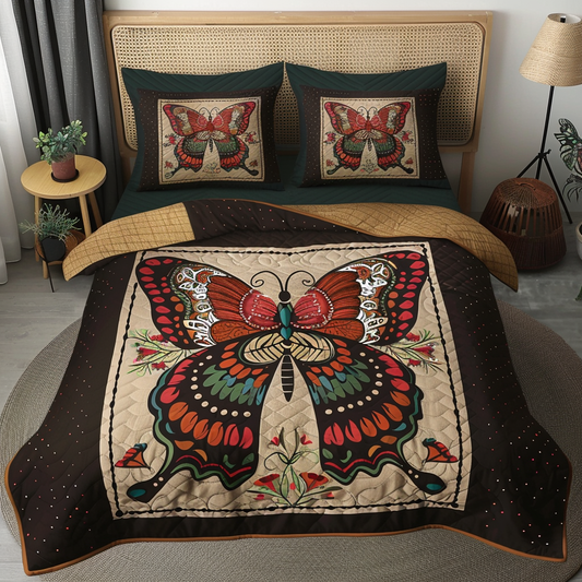 Butterfly TAI170724072 Quilt Bedding Set