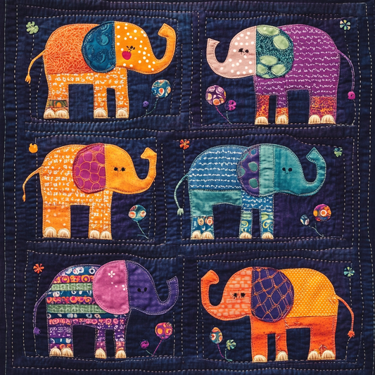 Elephant DAI130824001 Quilt Blanket