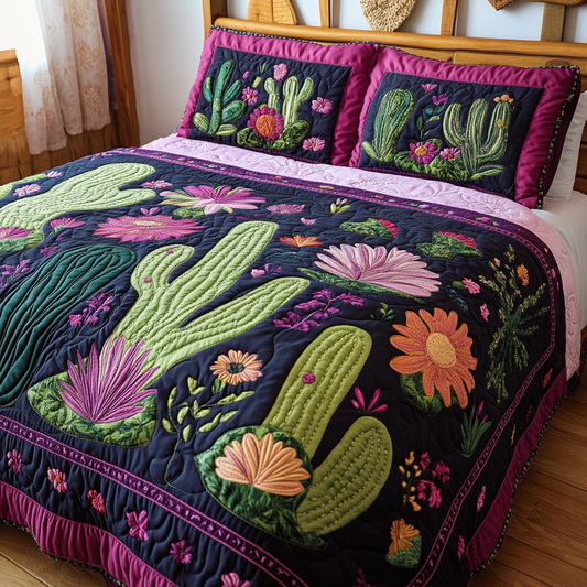 Cactus DAI280824075 Quilt Bedding Set