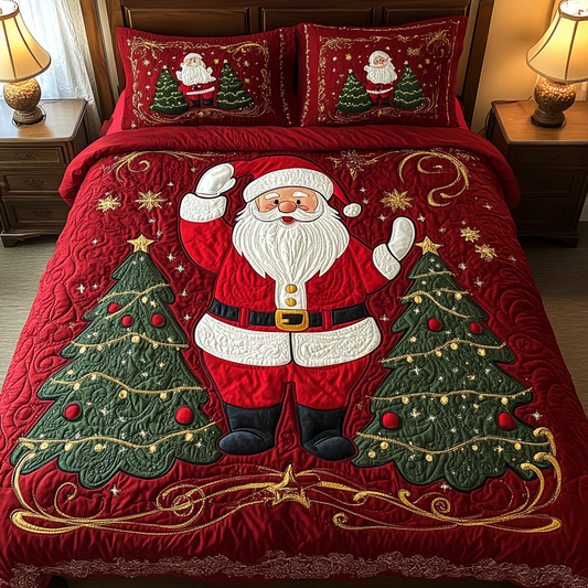 Christmas Santa TAI141124079 Quilt Bedding Set