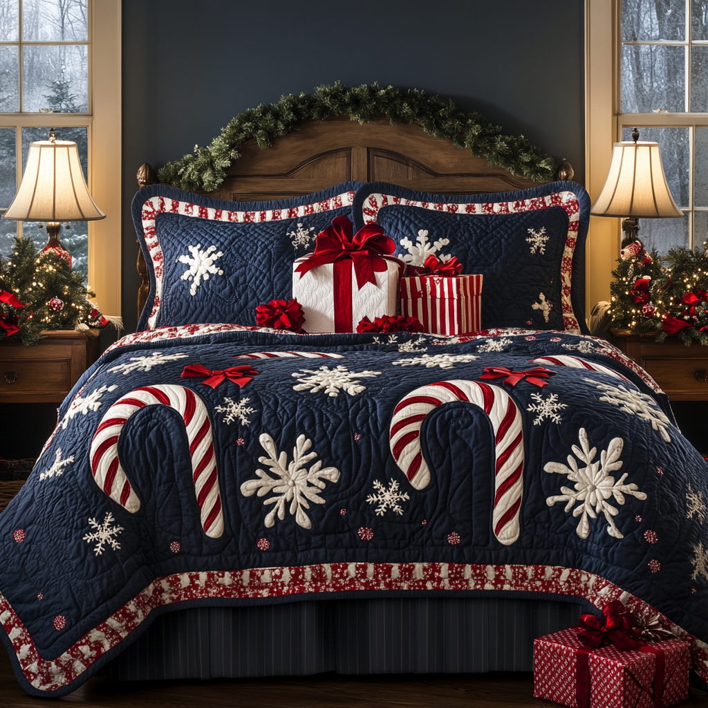 Christmas Vibe TAI111124152 Quilt Bedding Set