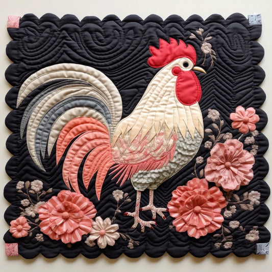 Rooster TAI07122360 Quilted Placemats