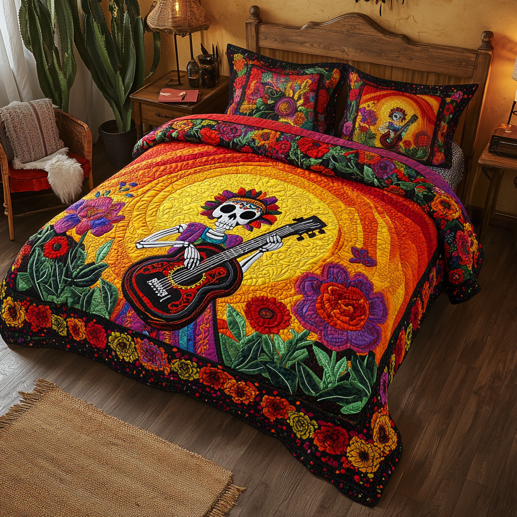 Catrina Guitarist DAI241224212 Quilt Bedding Set