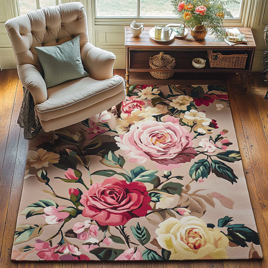 Rose Flower TAI141124499 Rug