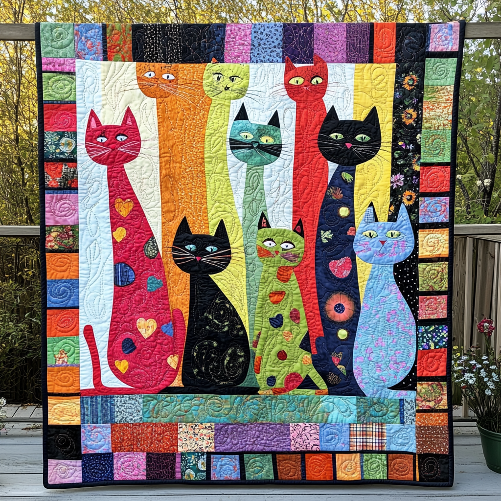 Cat TAI181024034 Quilt Blanket