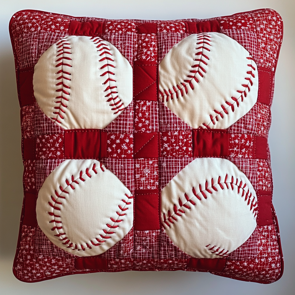 Baseball DAI26102406 Quilted Pillow Case