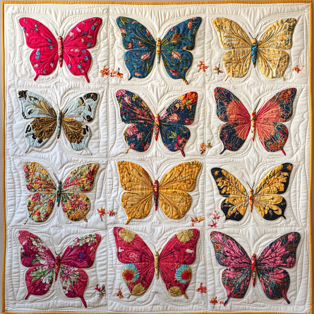 Butterfly DAI070824153 Quilt Blanket