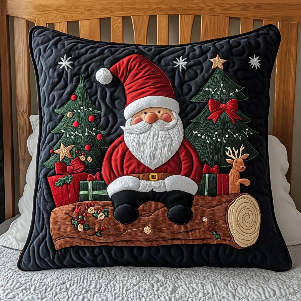 Christmas Gnome TAI201124436 Quilted Pillow Case