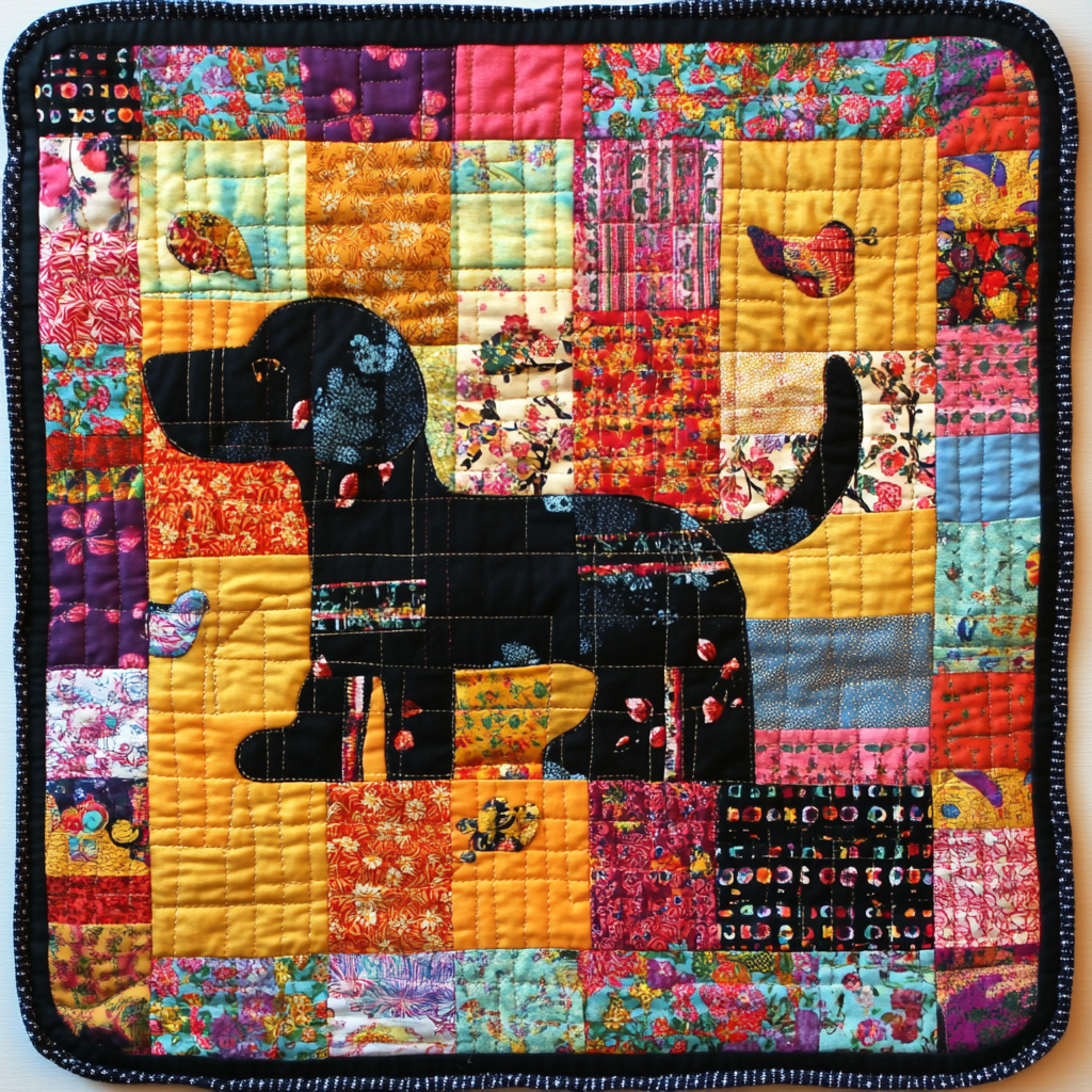 Dachshund DAI190824216 Quilted Placemats