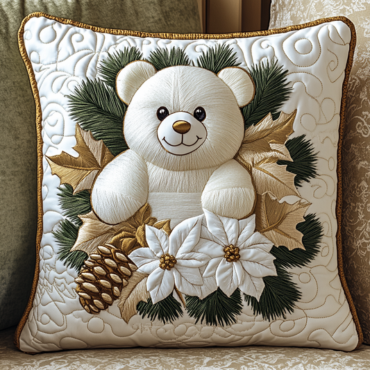 Bear TAI201124450 Quilted Pillow Case