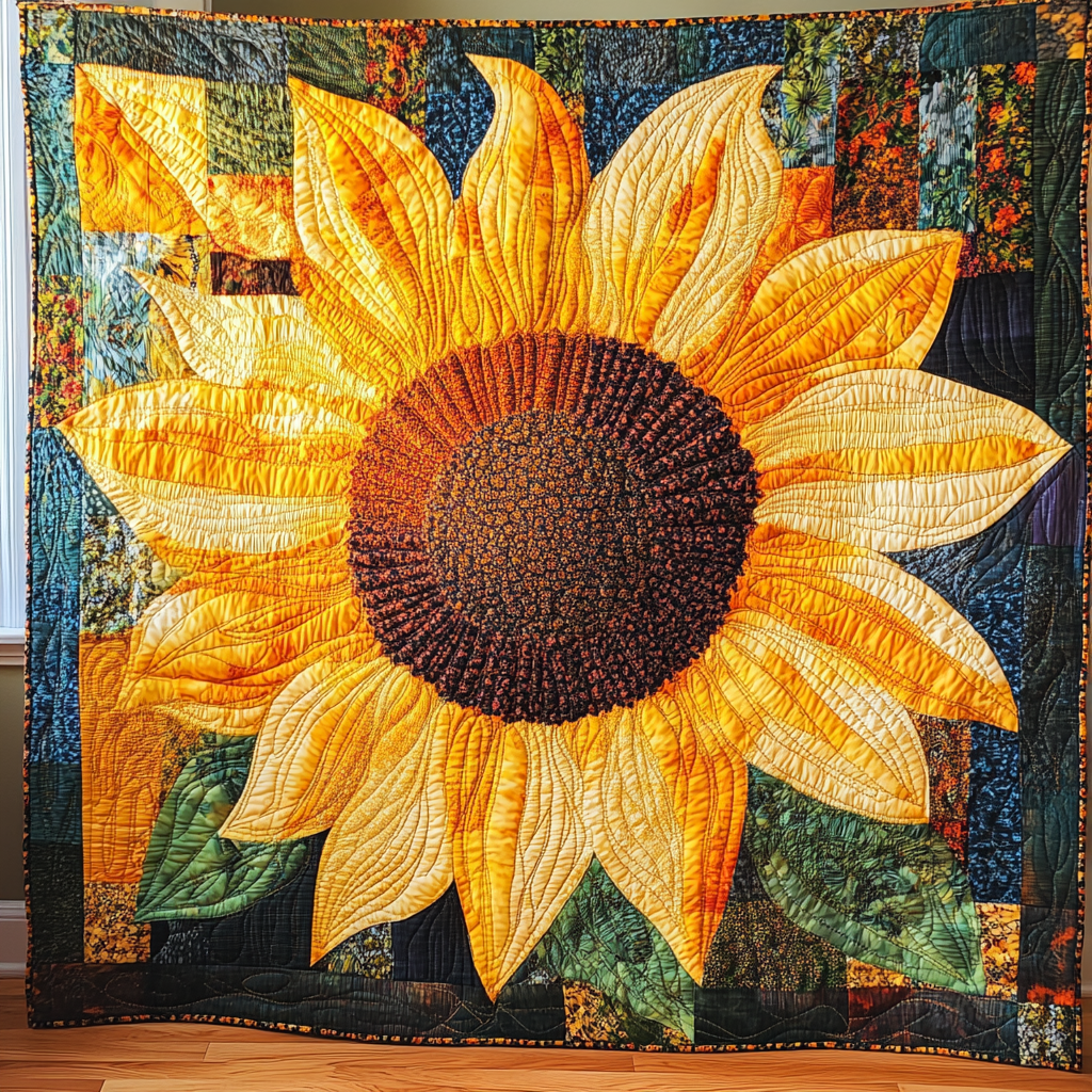 Sunflower DAI070824131 Quilt Blanket