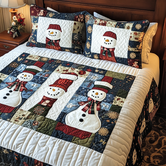 Snowman DAI190824238 Quilt Bedding Set