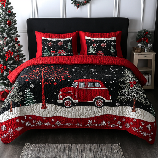 Christmas Car TAI251124113 Quilt Bedding Set