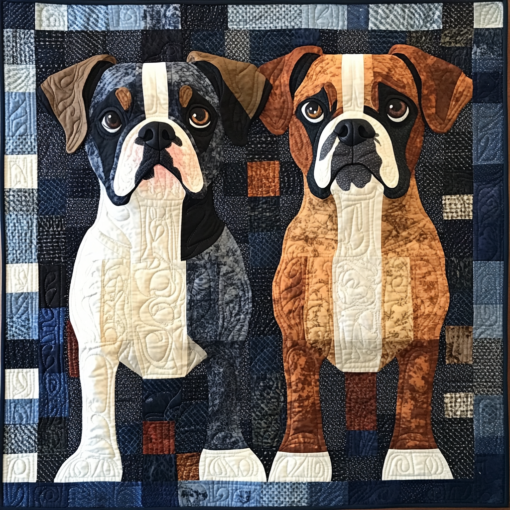 Boxer Dog TAI01102407 Quilt Blanket