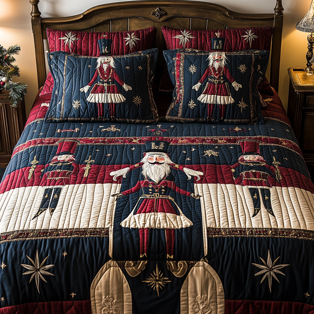 Christmas Nutcracker TAI041024570 Quilt Bedding Set