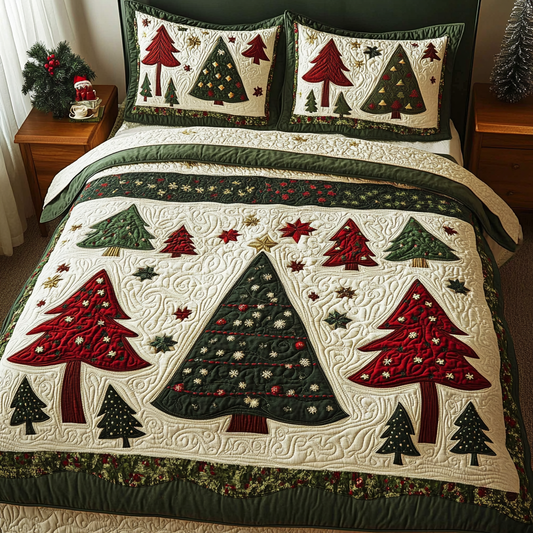 Christmas Tree TAI141124207 Quilt Bedding Set