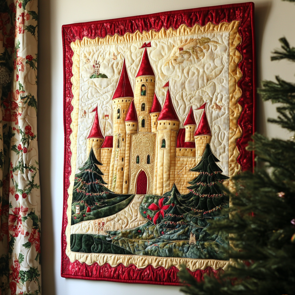 Christmas Castle DAI281124055 Quilt Blanket