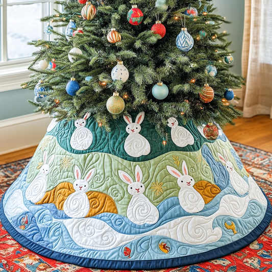 Bunny DAI090924022 Quilted Tree Skirt