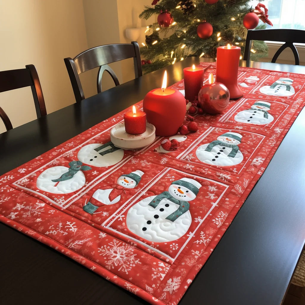 Snowman TAI280224053 Quilted Table Runner