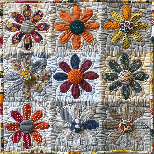 Daisy Flower TAI030524072 Quilt Blanket