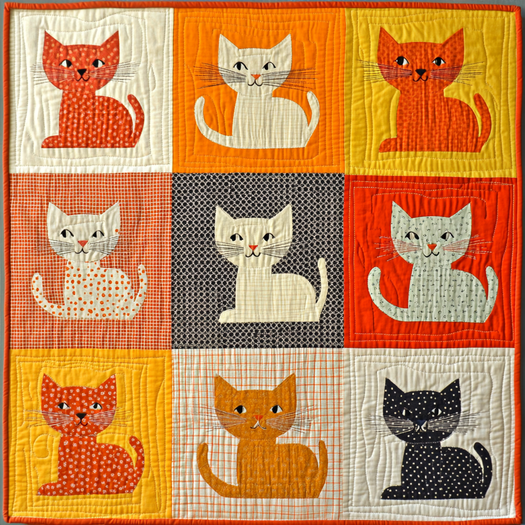 Cat DAI070824022 Quilt Blanket