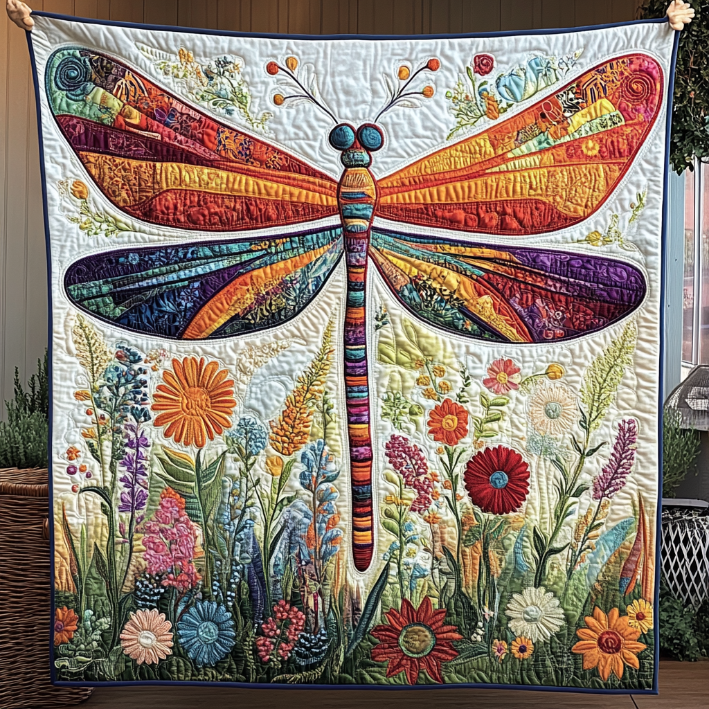 Dragonfly TAI101224267 Quilt Blanket