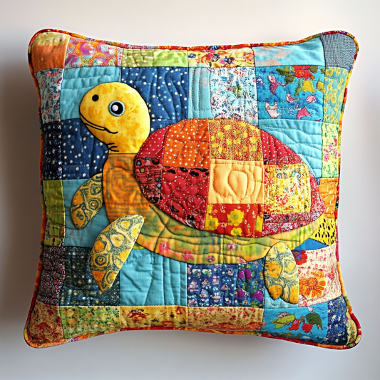 Turtle TAI130824202 Quilted Pillow Case