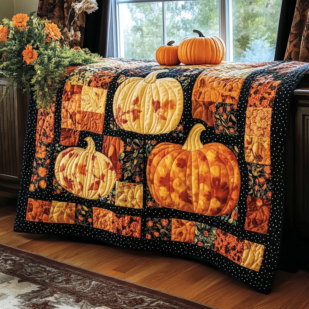 Pumpkin TAI021024026 Quilt Blanket