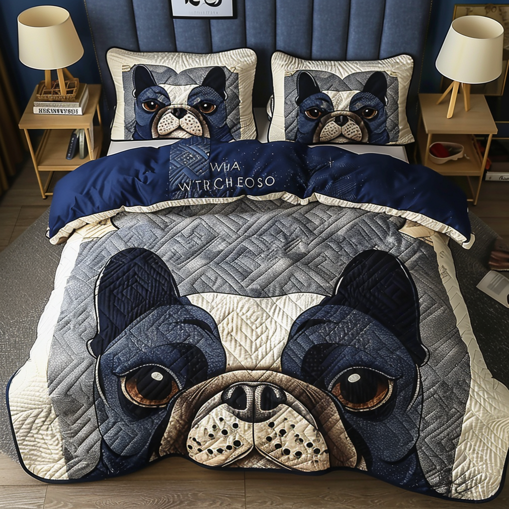 French Bulldog TAI040624081 Quilt Bedding Set