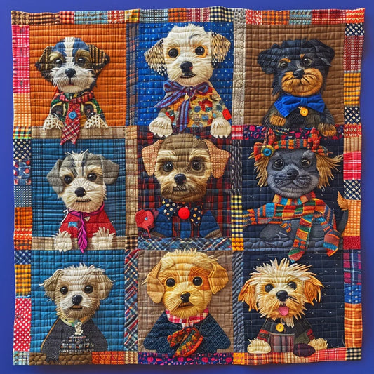 Puppies TAI240424041 Quilt Blanket