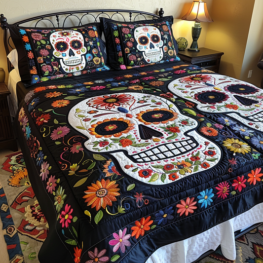 Sugar Skull TAI170724073 Quilt Bedding Set