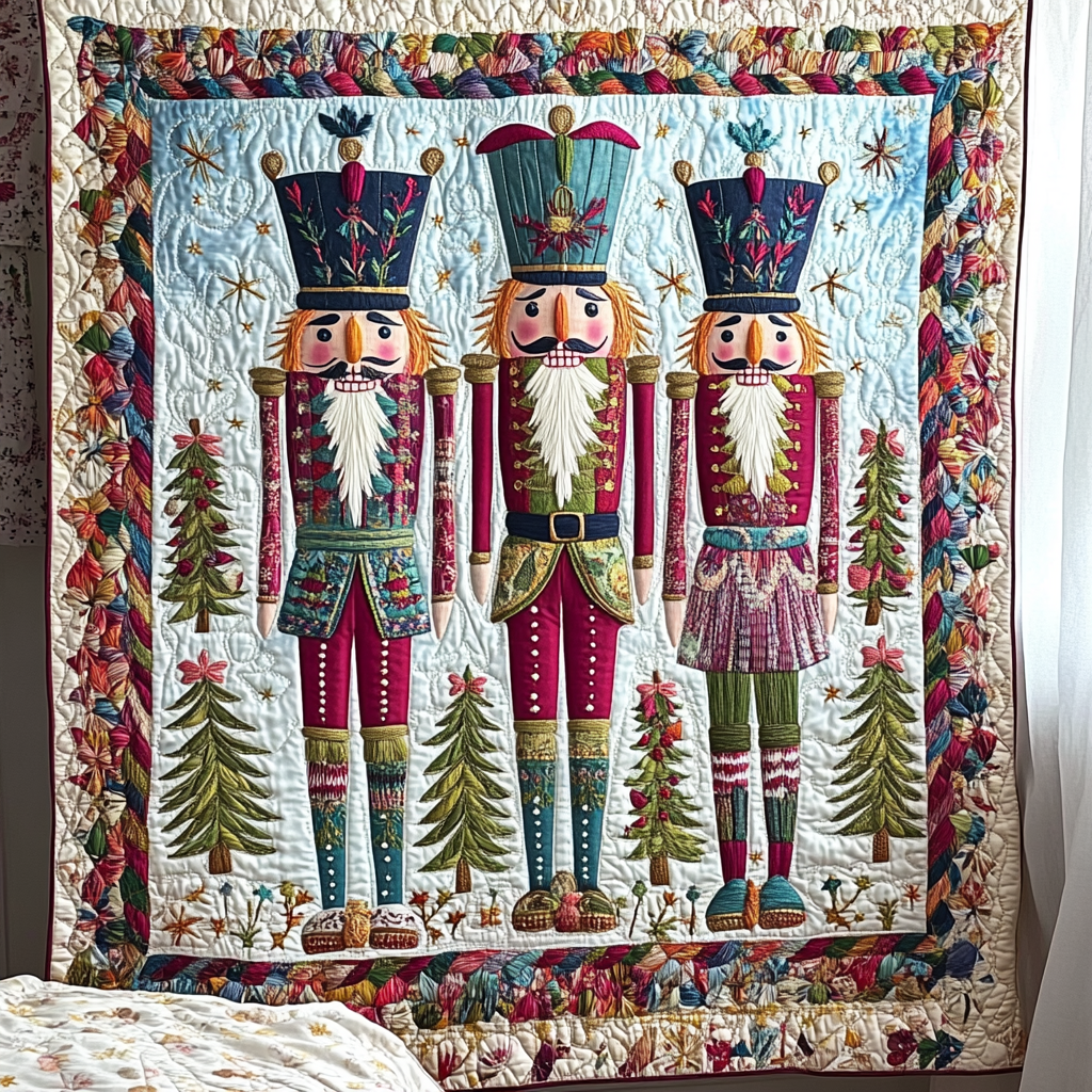 Christmas Nutcracker TAI121024064 Quilt Blanket