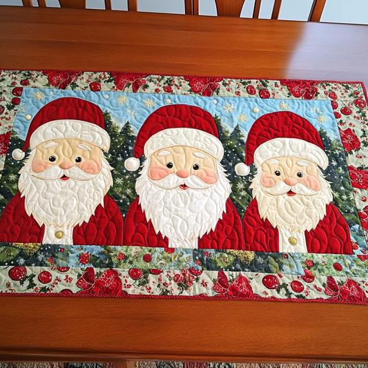 Christmas Santa TAI040924352 Quilted Table Runner