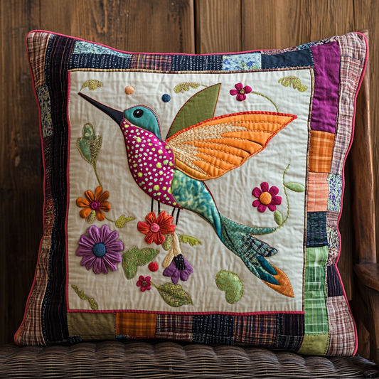 Hummingbird TAI130824287 Quilted Pillow Case