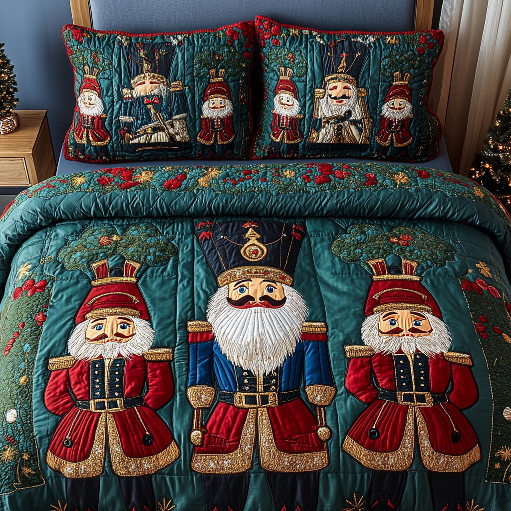 Christmas Nutcracker TAI201124074 Quilt Bedding Set