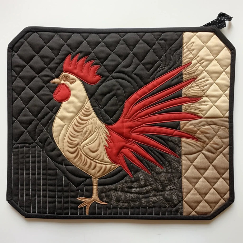 Chicken TAI040124214 Quilted Placemats